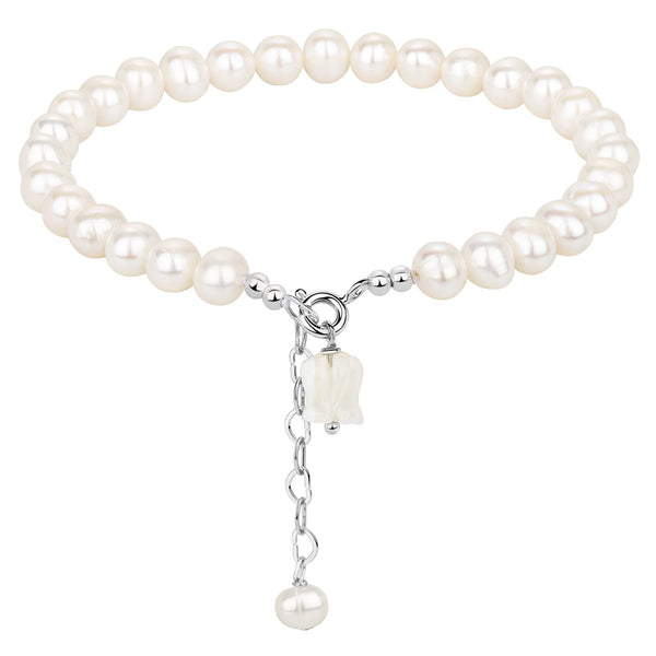 6MM Lily of the Valley Pearl Bracelet