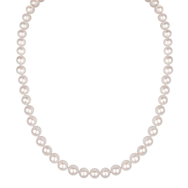 7MM White Freshwater Pearl Necklace AAA Quality
