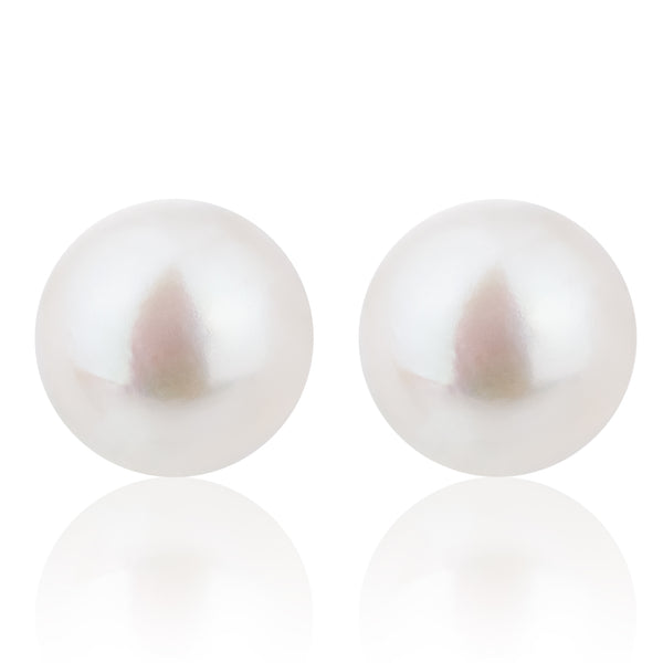 8.5MM Freshwater Pearl Earrings AAAA Quality