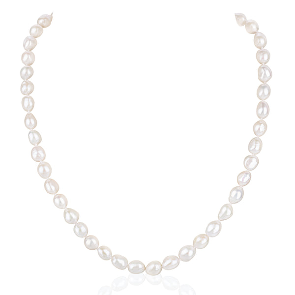 9MM Natural Baroque Pearl Necklace