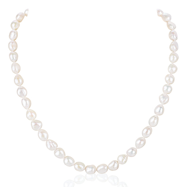 9MM Natural Baroque Pearl Necklace