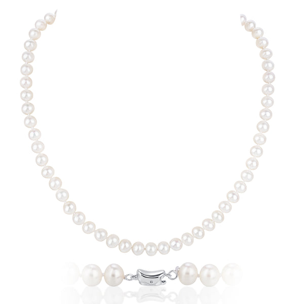 6MM Freshwater Pearl Necklace AAA Quality